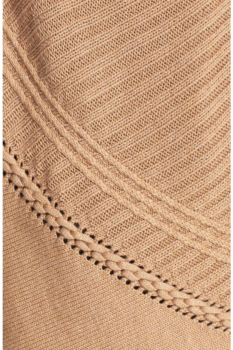 'Lena' Vest, Alternate, color, CAMEL