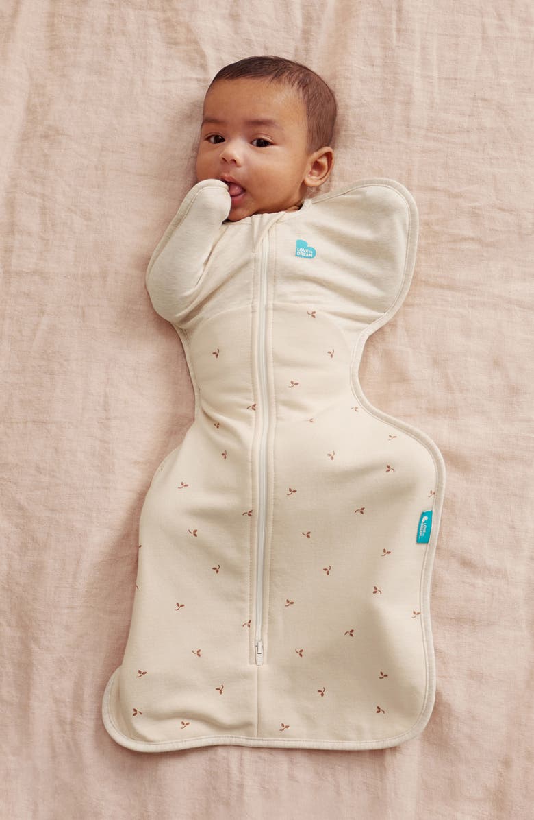 LOVE TO DREAM Swaddle Up<sup>™</sup> 1.5 TOG Stretch Cotton Fleece Swaddle, Alternate, color, Oat