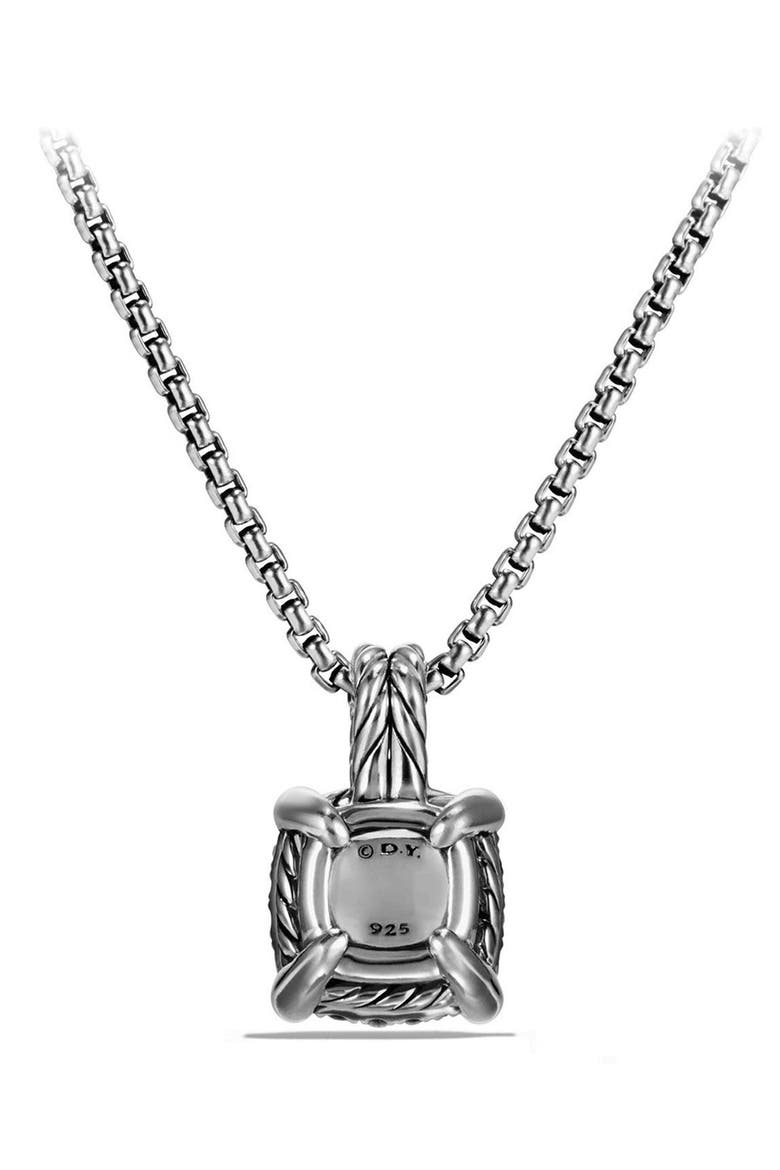Châtelaine Pendant Necklace with Diamonds, Alternate, color, SILVER