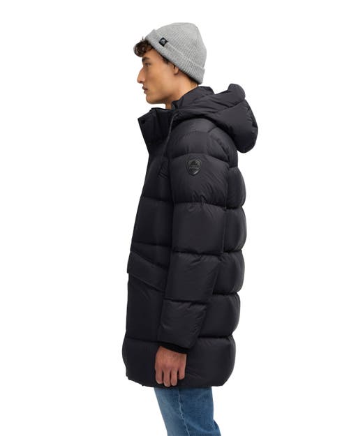 Pajar Teneca Puffer Walker With Removable Hood In Black
