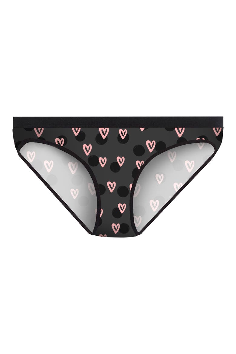 Hearts Bralette & Bikini Brief Set, Alternate, color, HEARTS