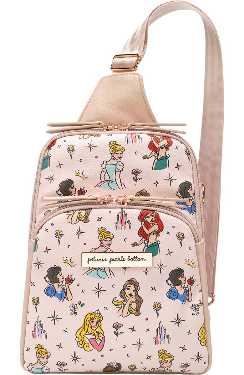 Petunia Pickle Bottom x Disney Princess Crisscross Sling Bag, Main, color,