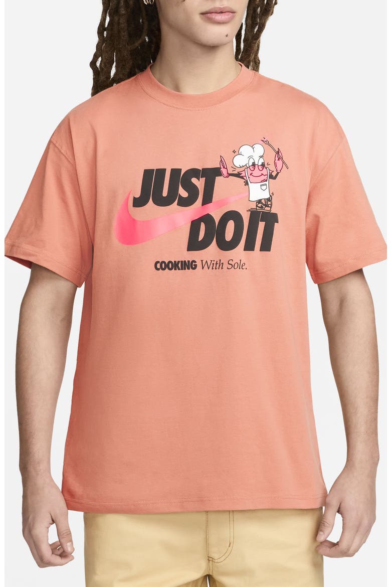 Max90 Cooking with Sole Graphic T-Shirt, Main, color, TERRA BLUSH