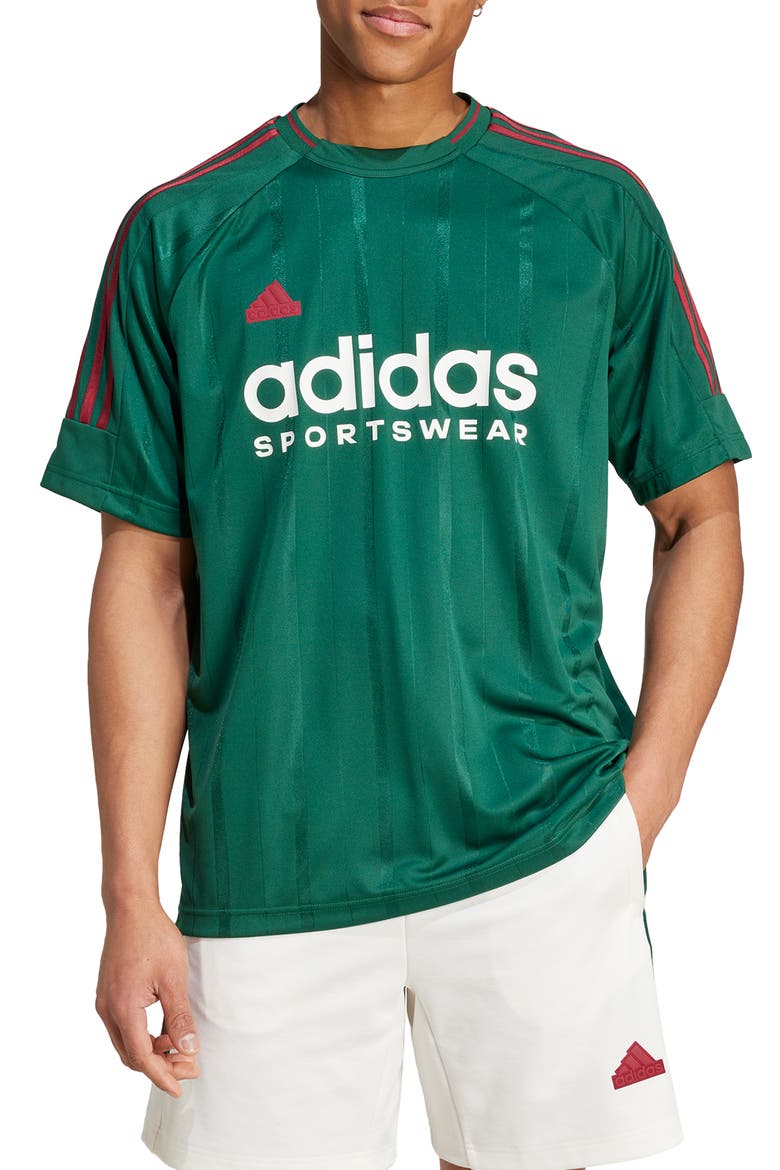 Tiro Nations Pack T-Shirt, Main, color, DARK GREEN/ BURGUNDY/ WHITE