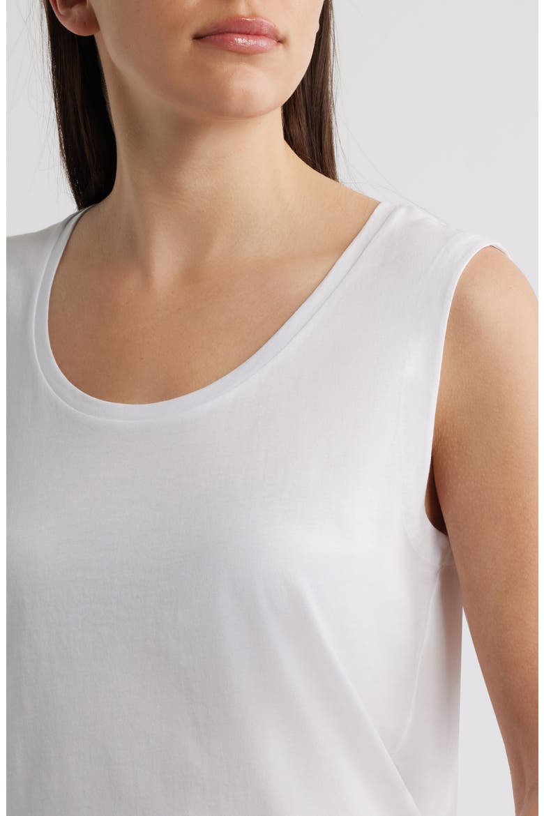 SCOOP NECK TANK TOP, Alternate, color, WHITE