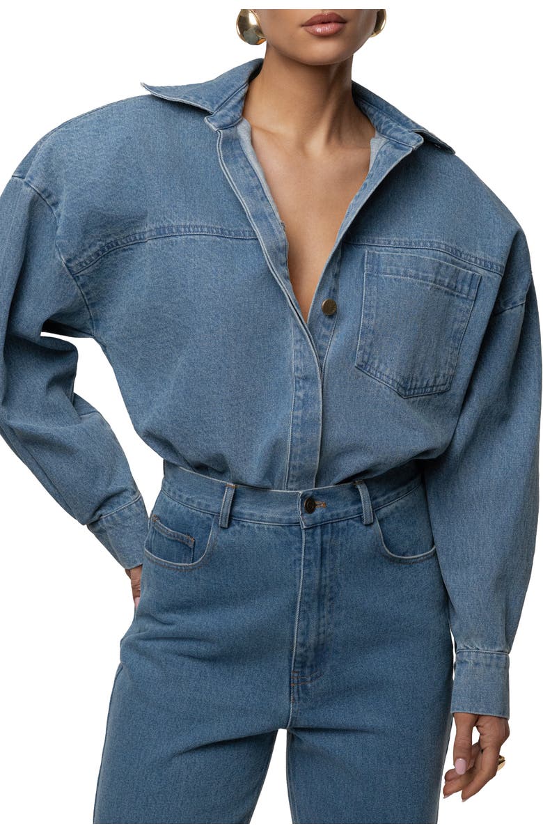 JLUXLABEL Unstoppable Bodysuit, Alternate, color, Blue