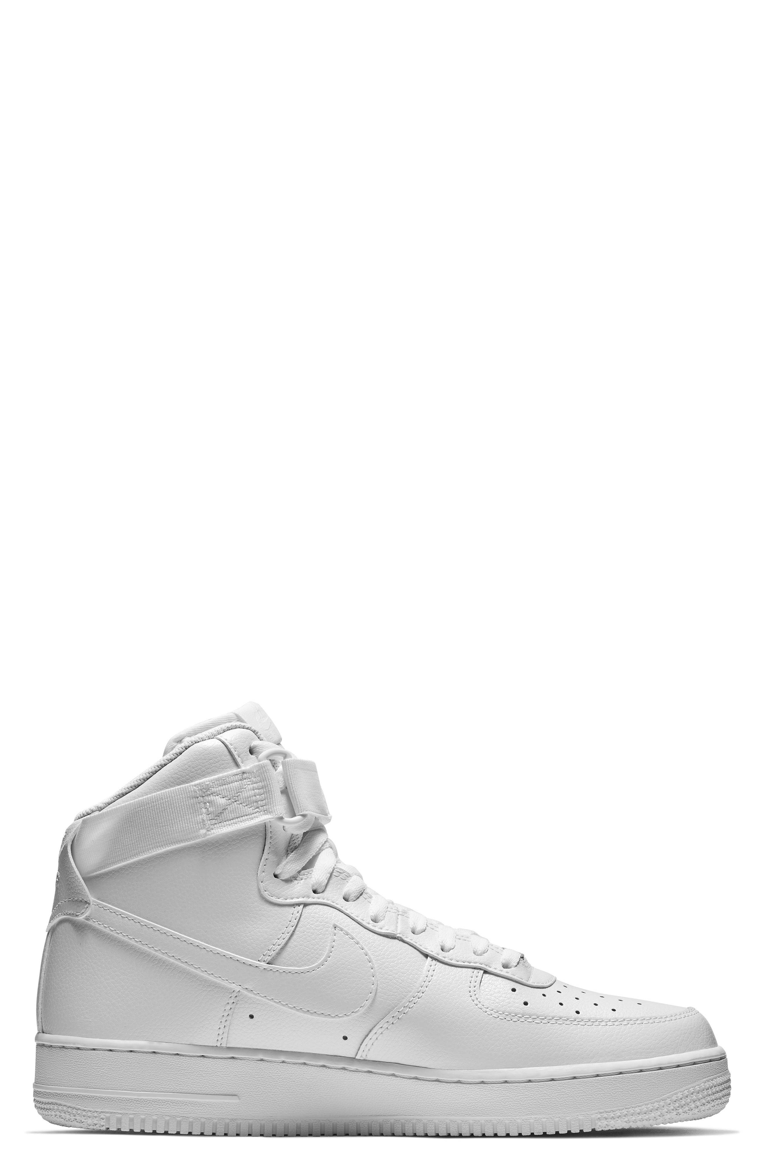 Air Force 1 High '07 Sneaker, Alternate, color, WHITE/ WHITE