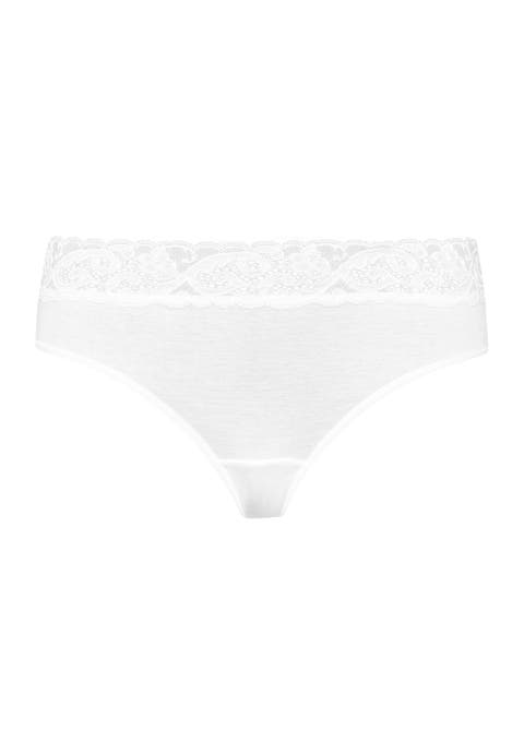 Moments Lace Trim Cotton Hipster