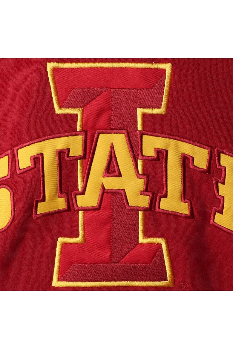 Men's Colosseum Cardinal Iowa State Cyclones 2.0 Lace-Up Pullover Hoodie, Alternate, color, Cardinal
