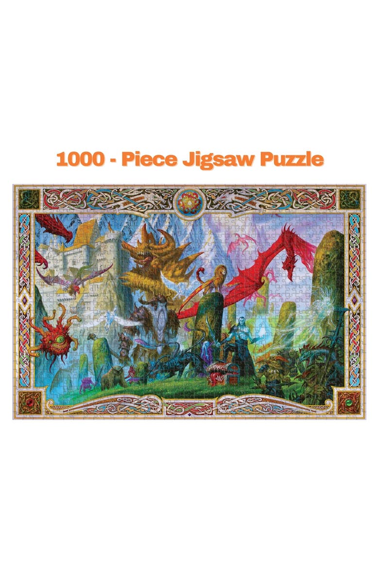 Dungeon Denizens Mythical Monster Puzzle | 1000 Piece Jigsaw Puzzle, Alternate, color, Multi-Color