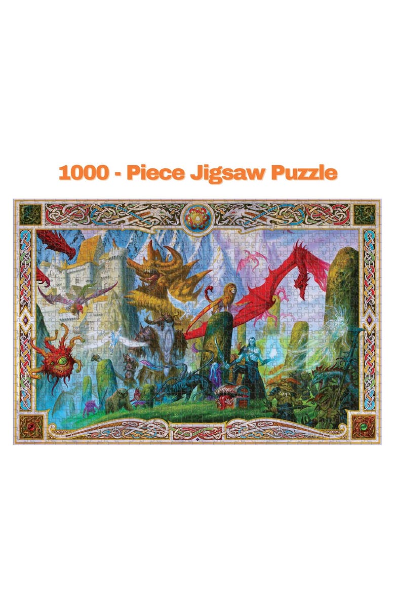 Toynk Dungeon Denizens Mythical Monster Puzzle | 1000 Piece Jigsaw Puzzle, Alternate, color, Multi-Color