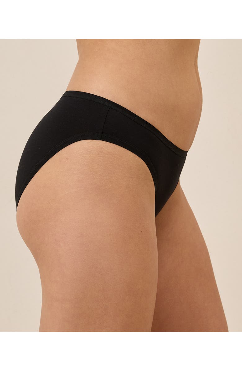 Pact Everyday Classic Fit Bikini 5-Pack, Alternate, color, Black