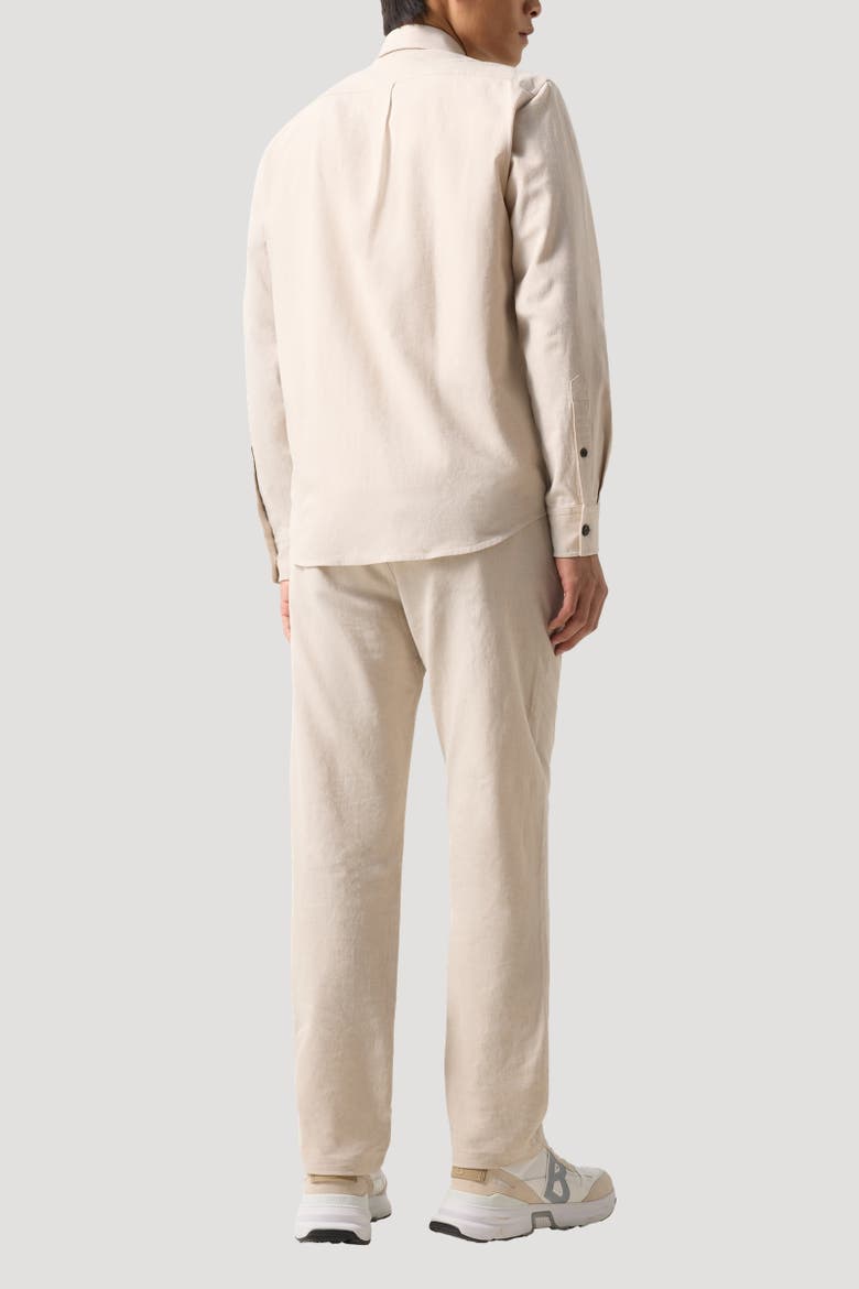 Linen Blend Shirt Heiko, Alternate, color, Sand