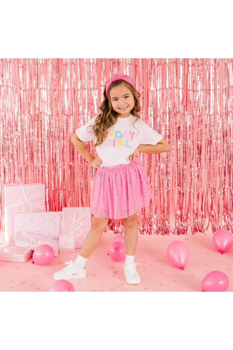 Raspberry Rhinestone Tutu, Alternate, color, Pink