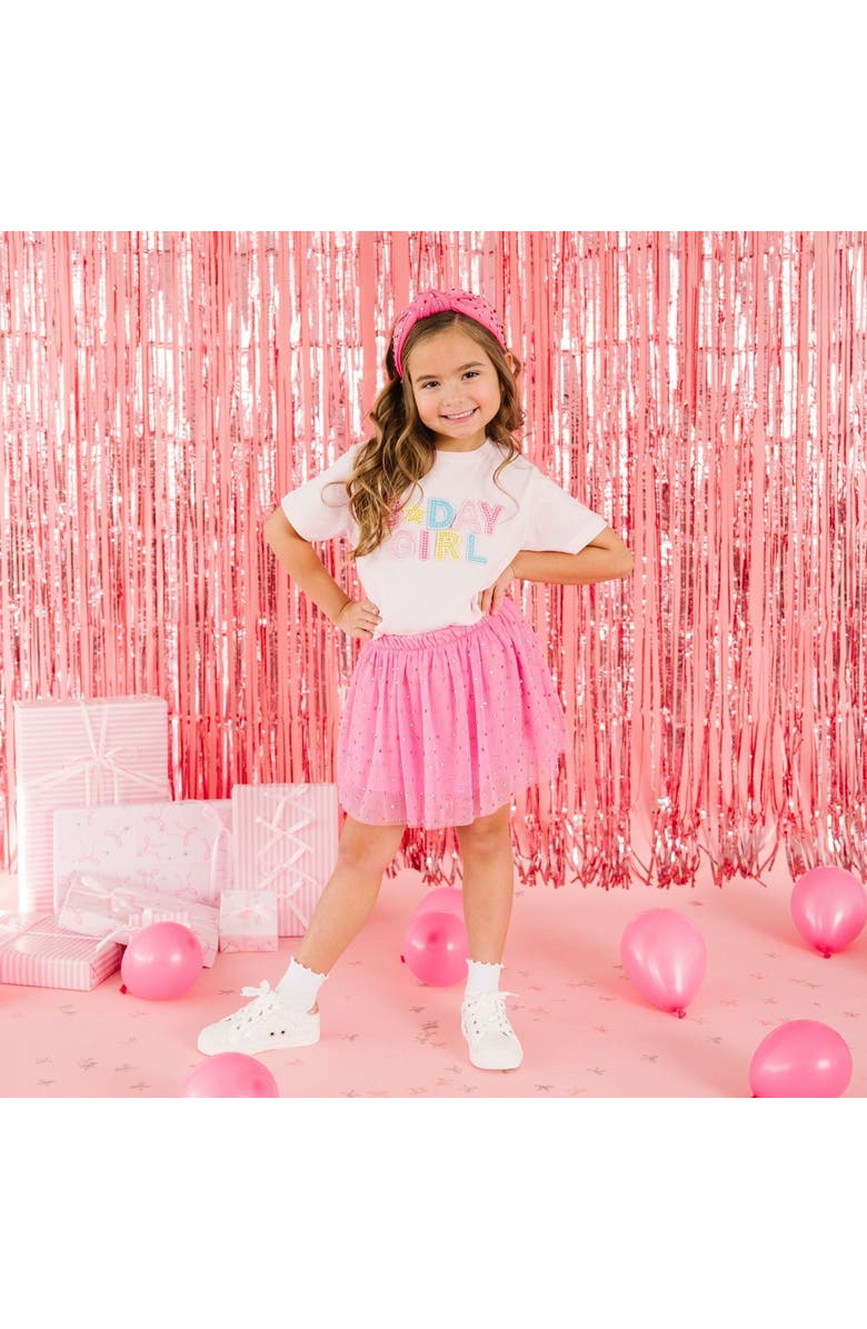 Sweet Wink Raspberry Rhinestone Tutu, Alternate, color, Pink