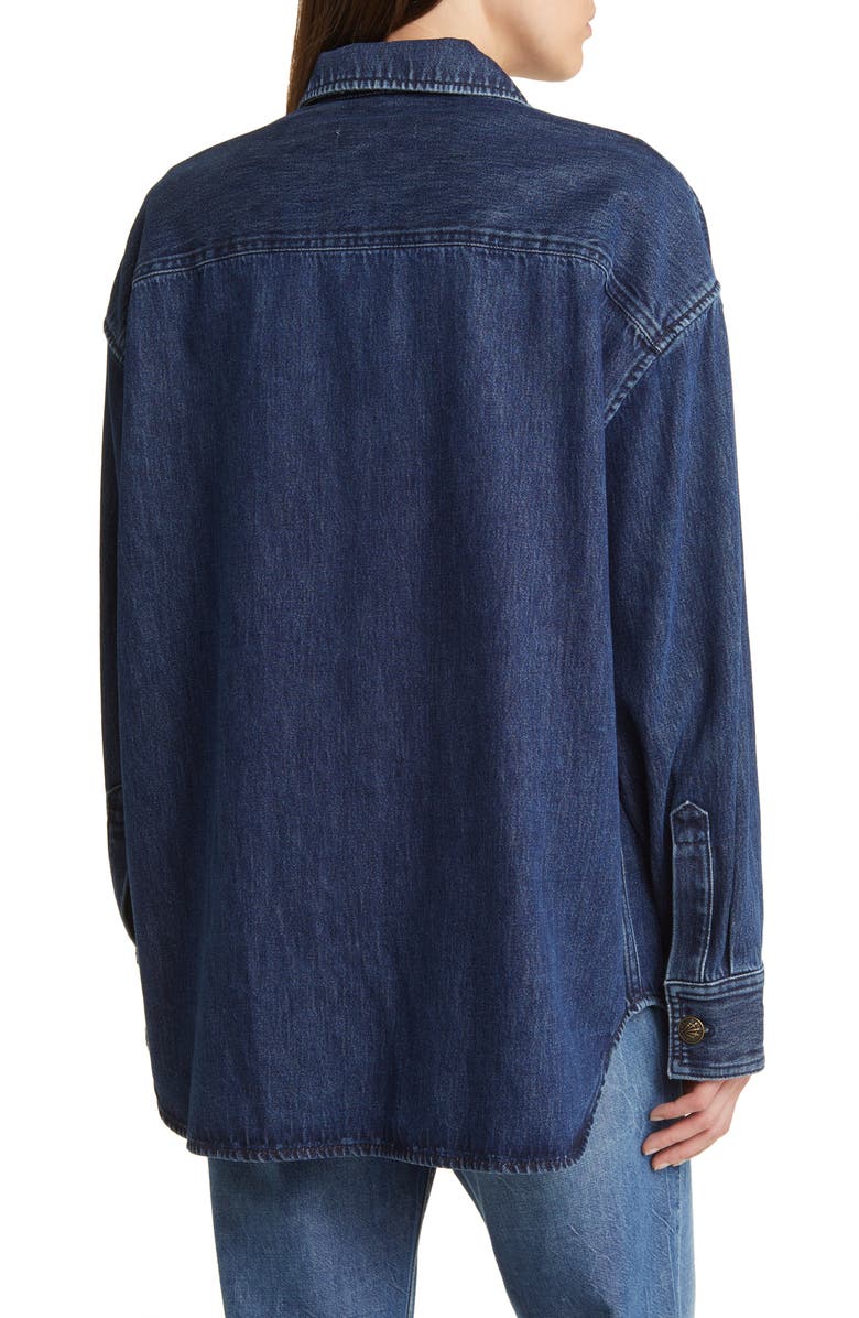 rag & bone Lory Denim Shirt Jacket, Alternate, color,