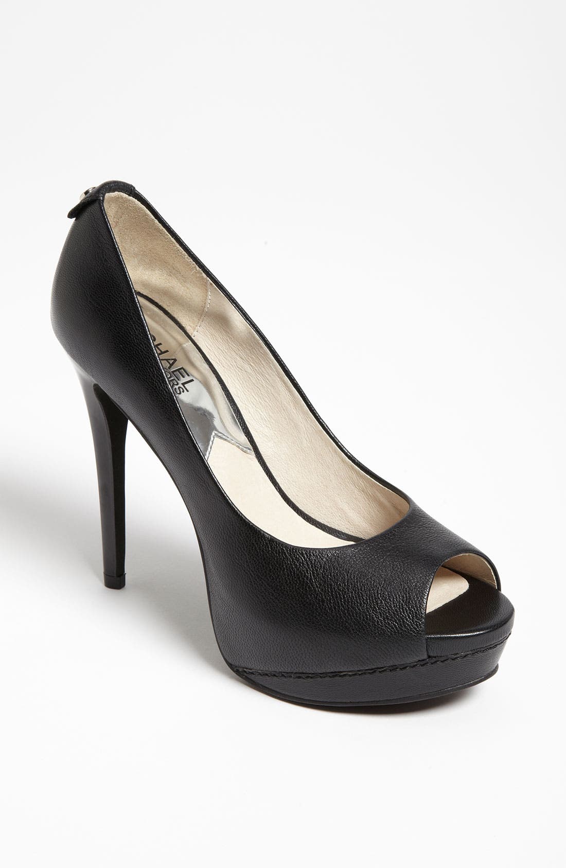 MICHAEL Michael Kors 'Josie Peep' Pump, Main, color, 