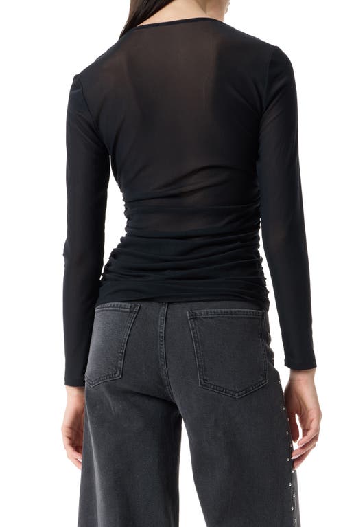 Robert Rodriguez Julissa Ruched Side Top In Black