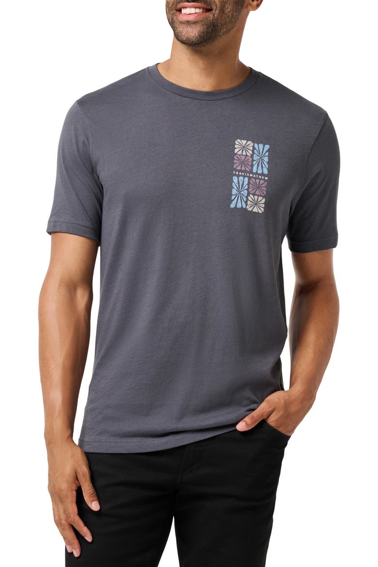 Cabana Cotton Graphic T-Shirt, Main, color, EBONY
