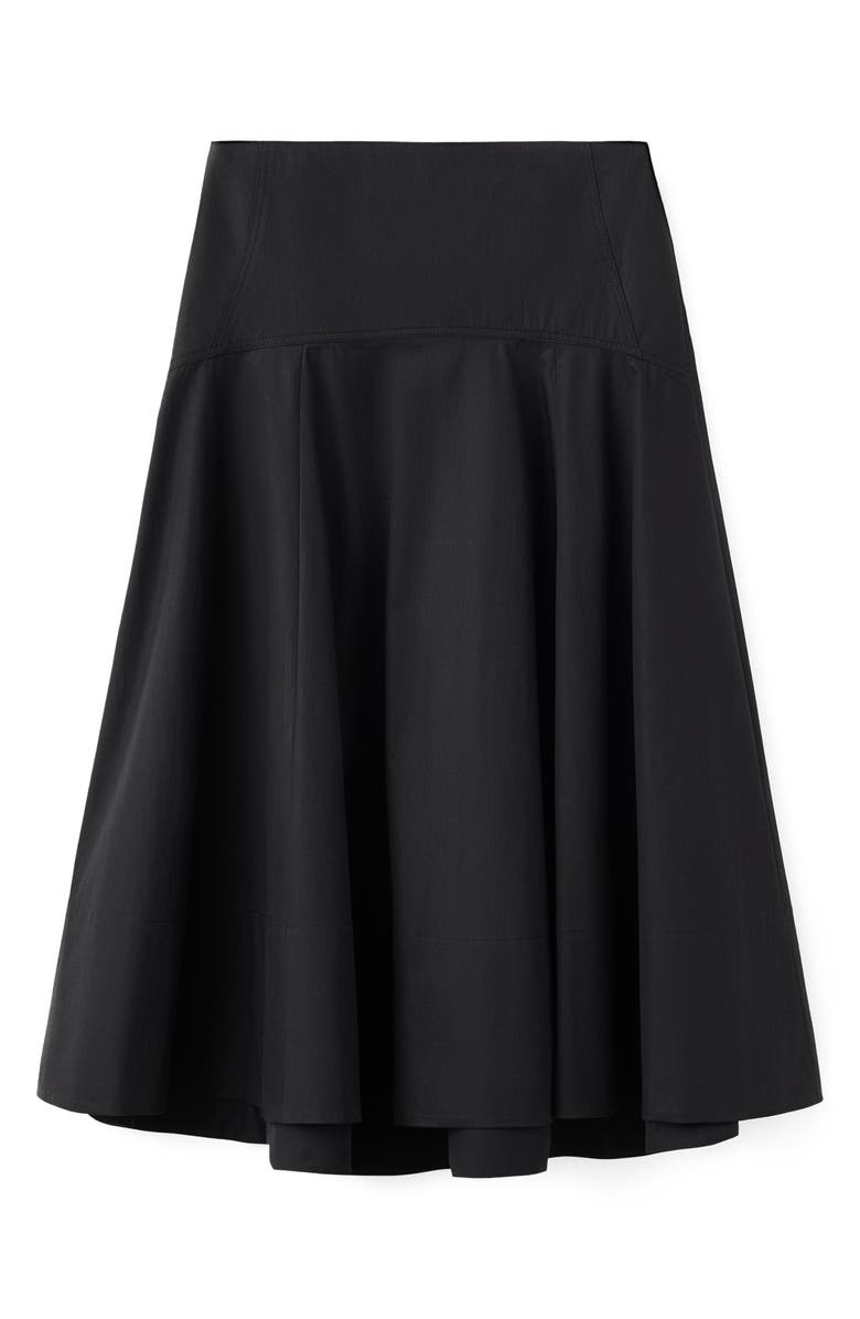 MANGO Stitching A-Line Maxi Skirt, Main, color,