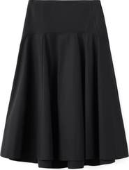 MANGO Stitching A-Line Maxi Skirt