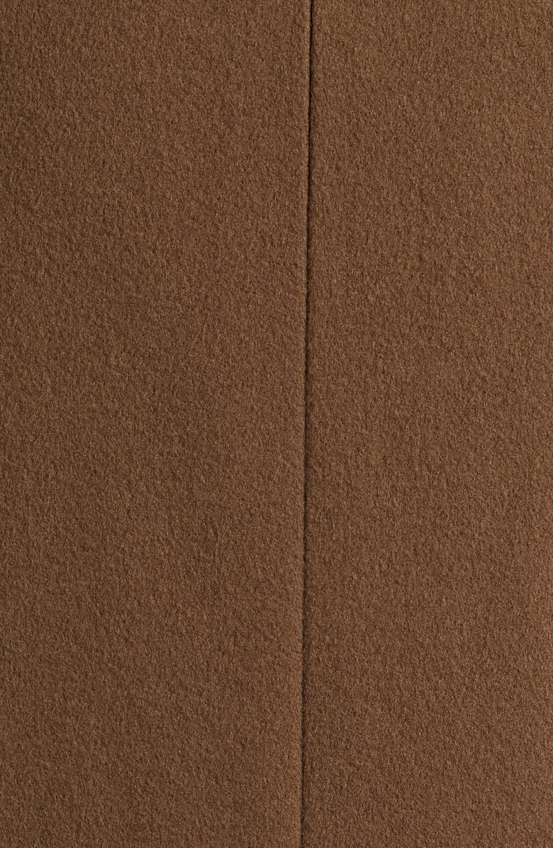 Canali Kei Trim Fit Wool & Cashmere Coat, Alternate, color, Brown