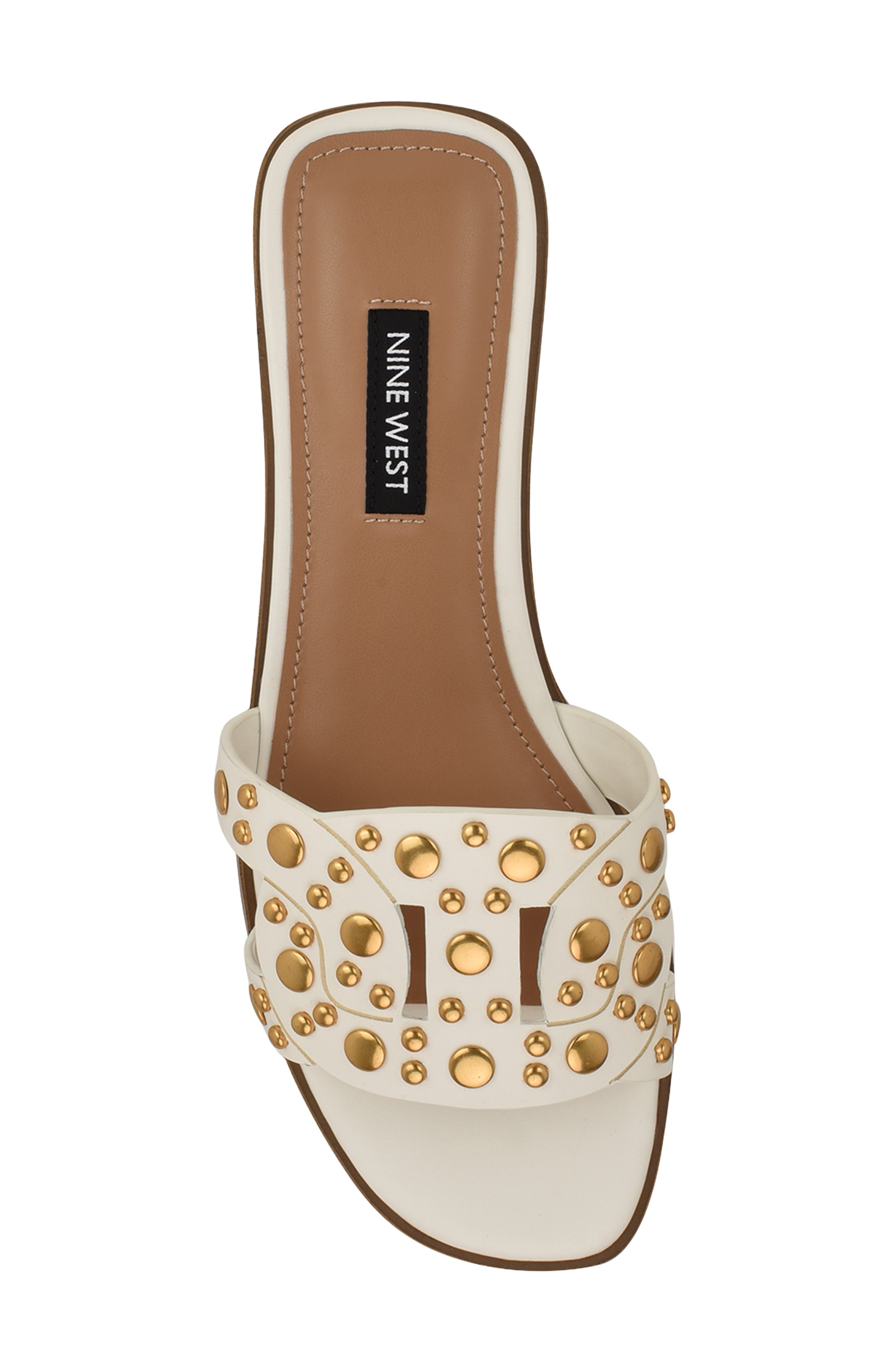 Gomaz Slide Sandal, Alternate, color, WHITE