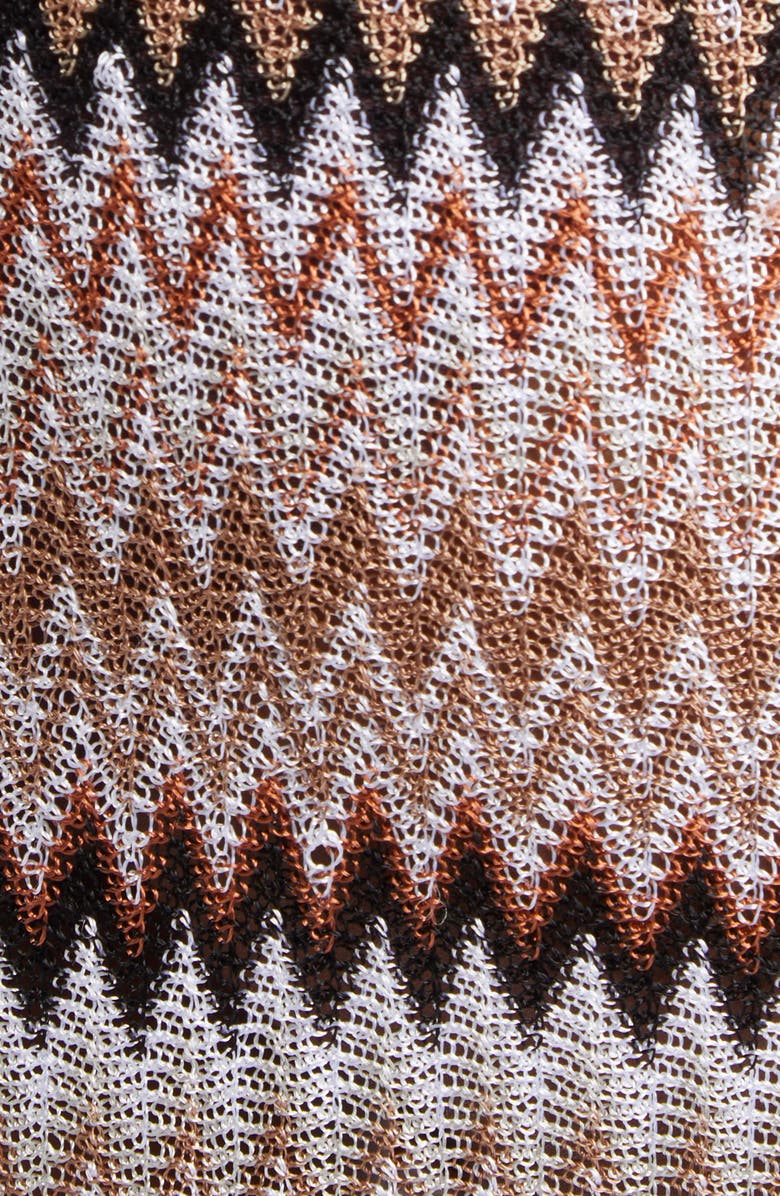 Missoni Chevron Fringe Cover-Up Pareo, Alternate, color, 