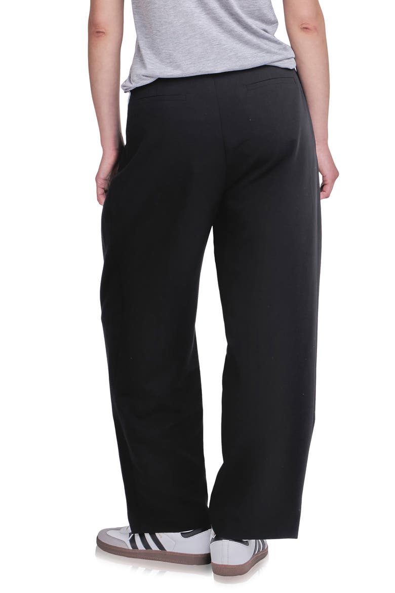 High Waist Balloon Trousers, Alternate, color, BLACK