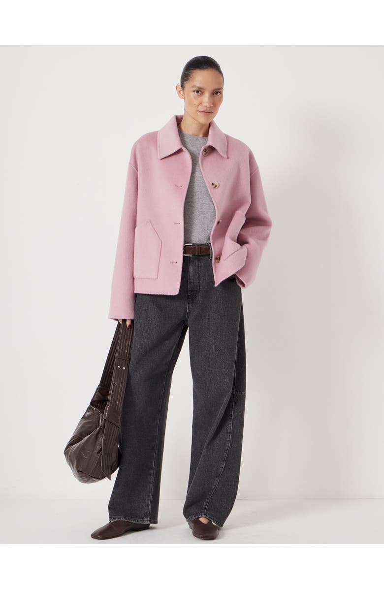 Hush Pure Wool Double Faced Jacket, Alternate, color, Soft Pink