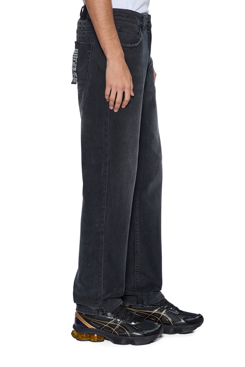 Hazlow 3rd Degree Black Straight Leg Jeans, Alternate, color, CHARCOAL