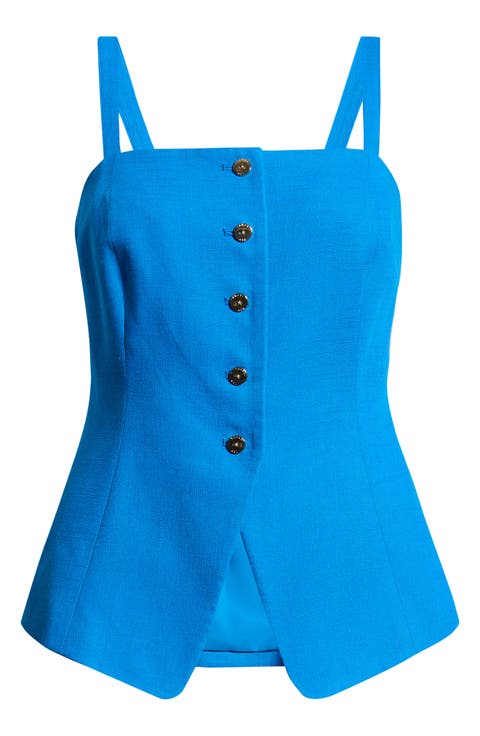 Cutaway Sleeveless Top (Regular & Petite)