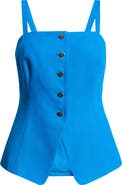 Tahari ASL Cutaway Sleeveless Top