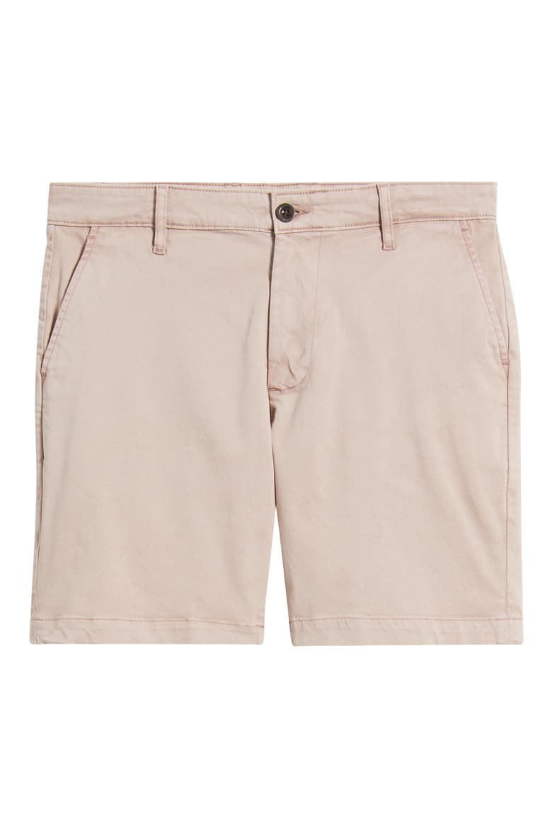 Wanderer 8.5-Inch Stretch Cotton Chino Shorts, Alternate, color, SULFUR DESERT MAUVE
