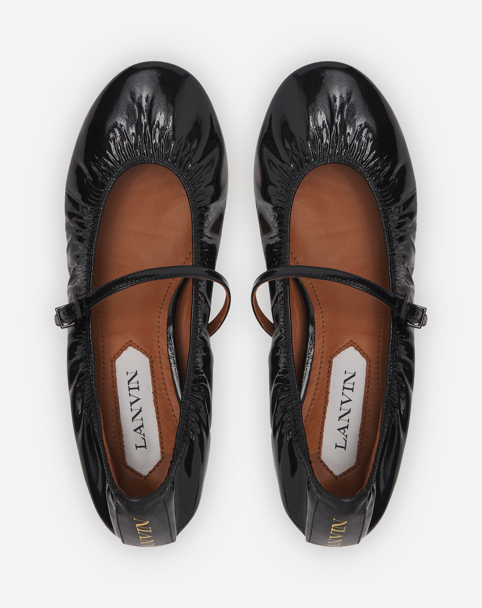 Lanvin MARY JANE IN GLOSSY LEATHER, Alternate, color, 