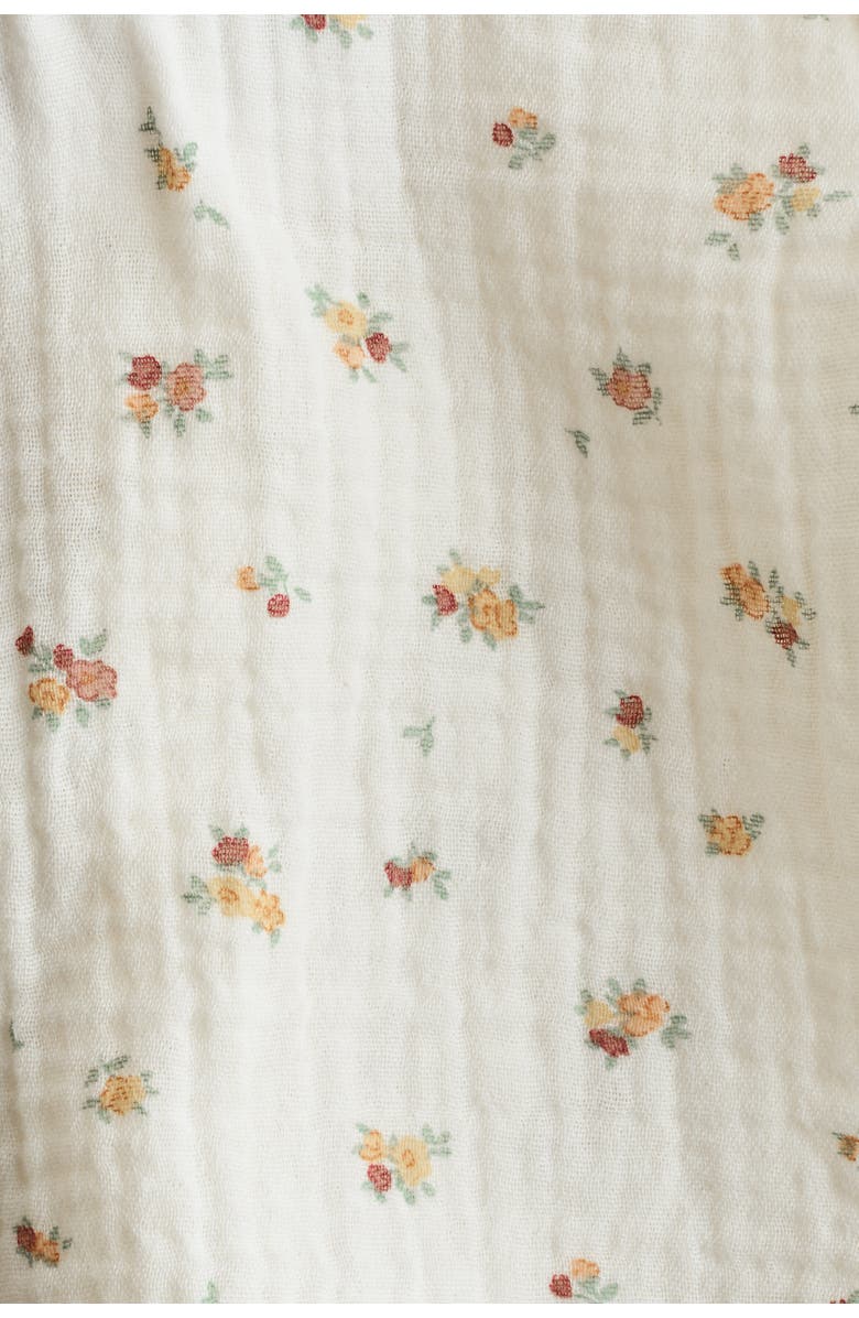 H&M 2-piece Blouse And Leggings Set, Alternate, color, Cream/Floral