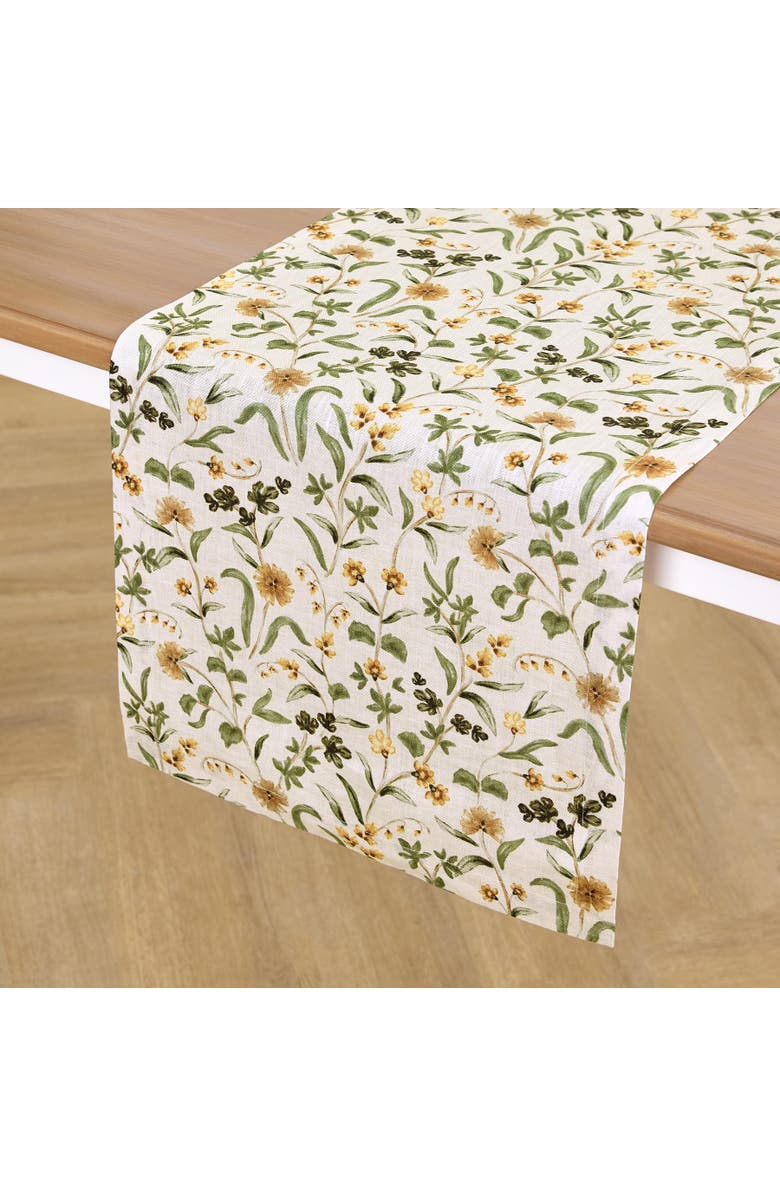 Solino Home Linen Table Runner - Fall Botanical, Alternate, color, Multicolor