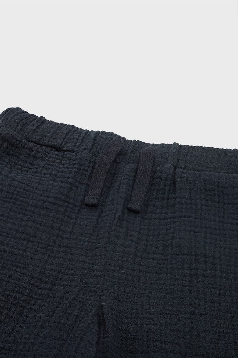Organic Cotton Waffle Pant, Alternate, color, Black