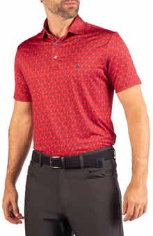 Golf Carts & Snowflakes Performance Polo