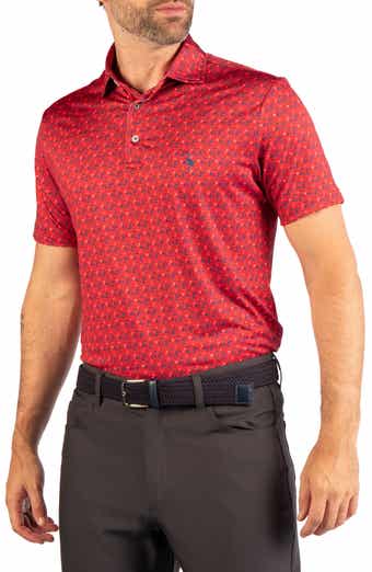 Golf Carts & Snowflakes Performance Polo