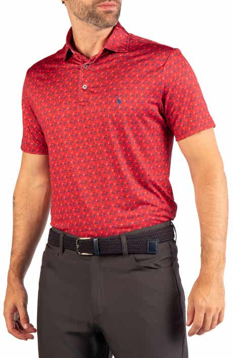 Golf Carts & Snowflakes Performance Polo