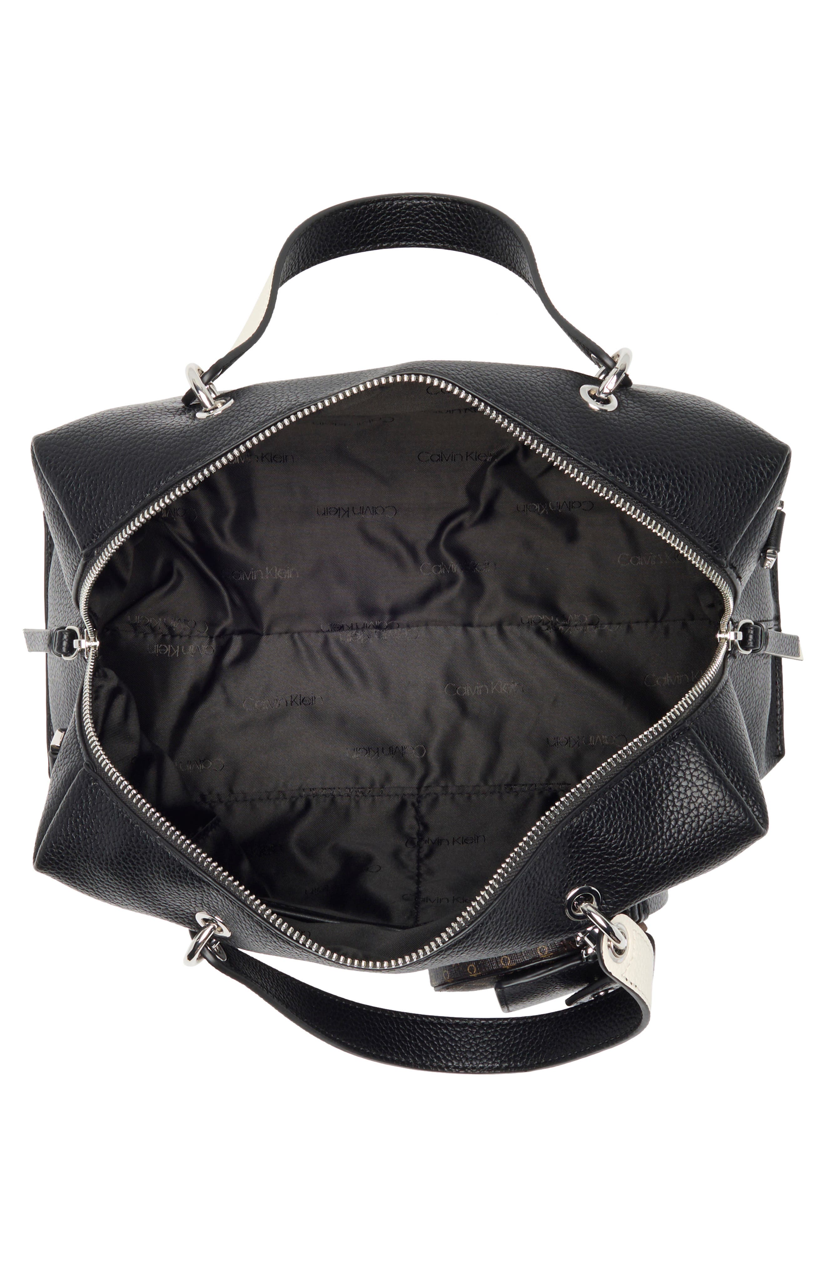 Calvin Klein Cali Top Handle Satchel, Alternate, color, 