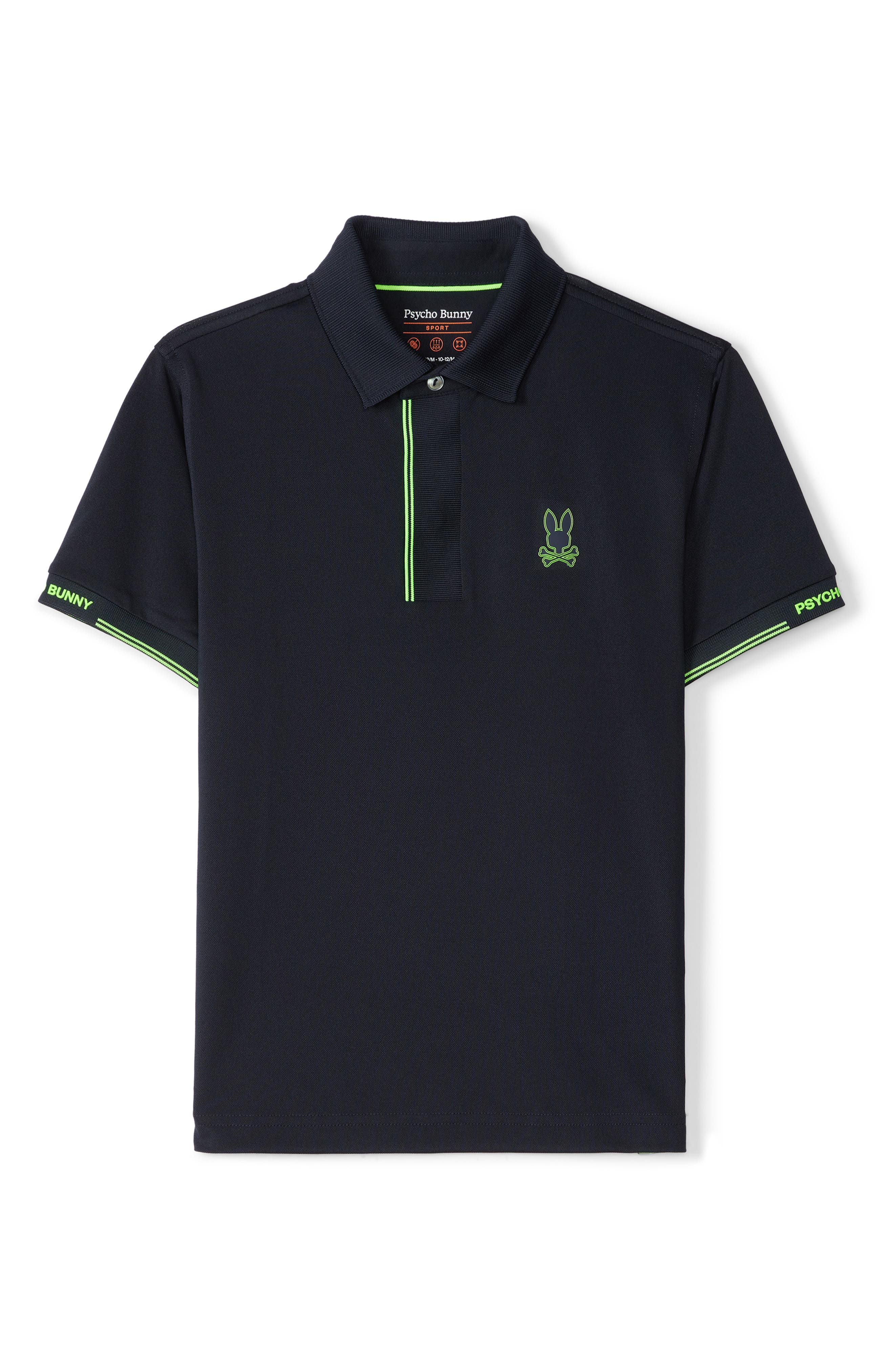 Psycho Bunny Kids' Edmonds Sport Knit Polo