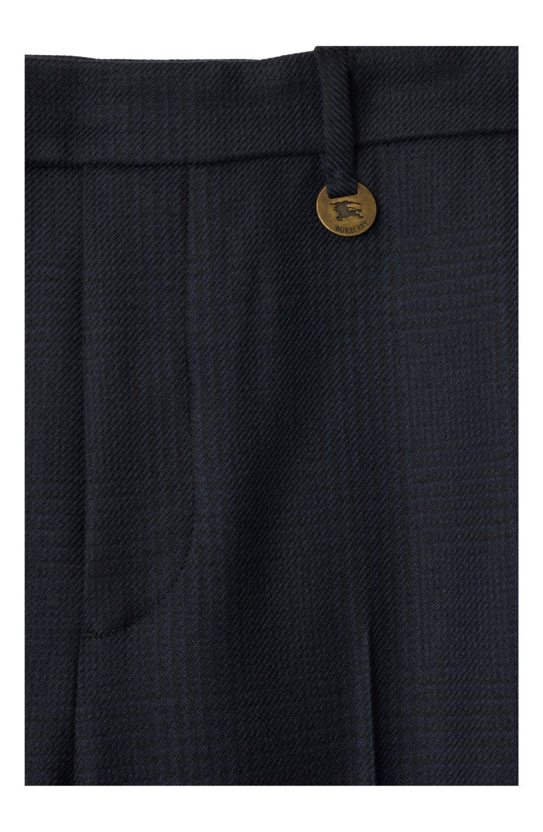 Burberry Check Wool Tailored Trousers, Alternate, color, Tarmac Grey/Dark Pewter Grey