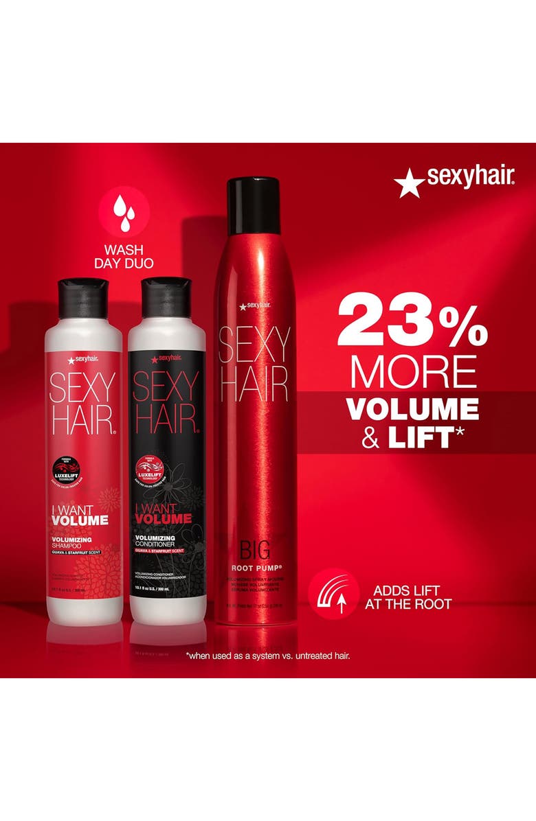 SEXY HAIR Big Root Pump Volumizing Spray Mousse, Alternate, color, 