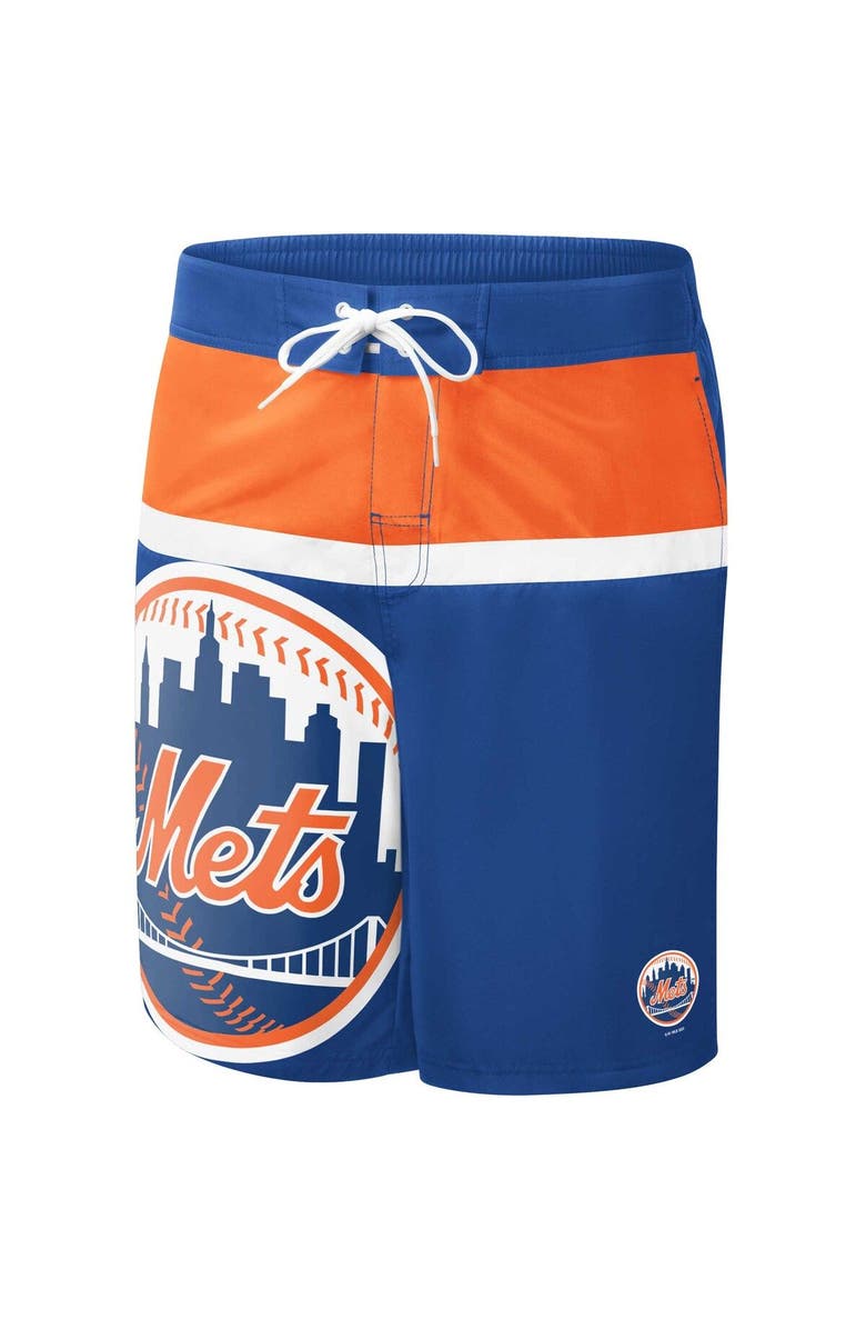 G-III SPORTS BY CARL BANKS Men's G-III Sports by Carl Banks Royal New York Mets Sea Wind Swim Shorts, Alternate, color, Royal