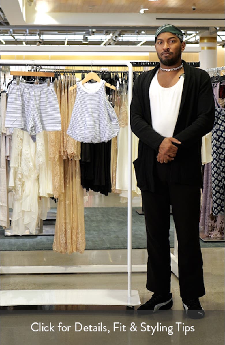 Kids' Textured Stripe Cotton Top & Shorts Set, sales video thumbnail