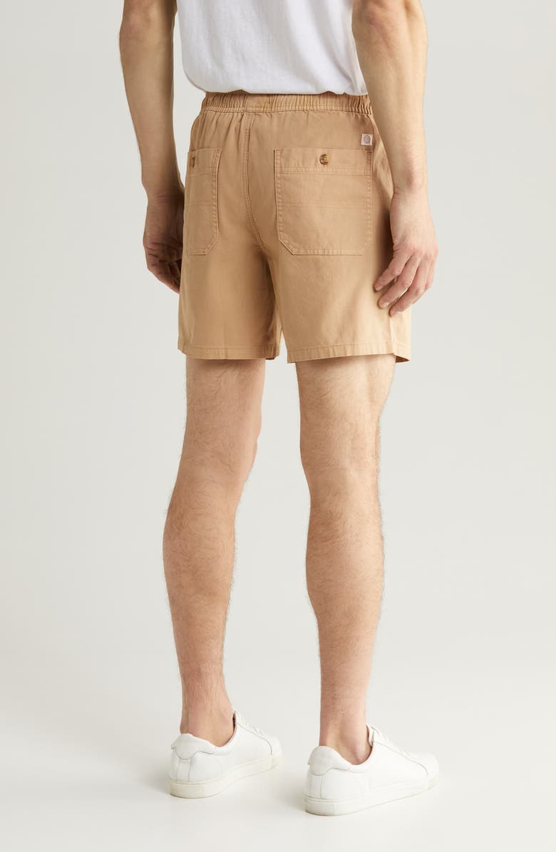 Marine Layer Saturday Elastic Waist Canvas Shorts, Alternate, color, 