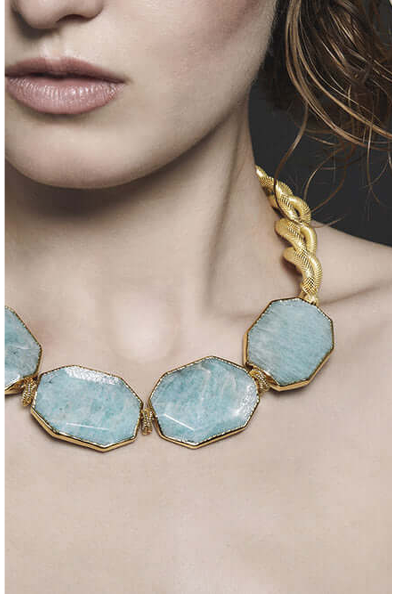 Eye Shine Necklace, Alternate, color, Gold / Green