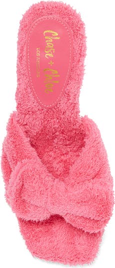 Amelie Fleece Spike Sandal